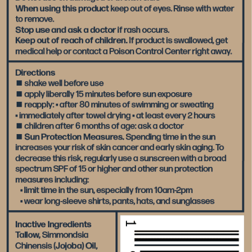 SPF 30 Drug Facts